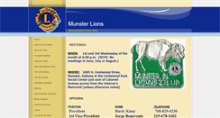 Desktop Screenshot of lionsofmunster.com