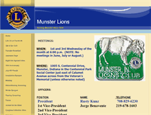 Tablet Screenshot of lionsofmunster.com